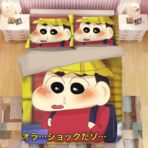 Crayon Shin Chan 7 Duvet Cover Quilt Cover Pillowcase Bedding Sets