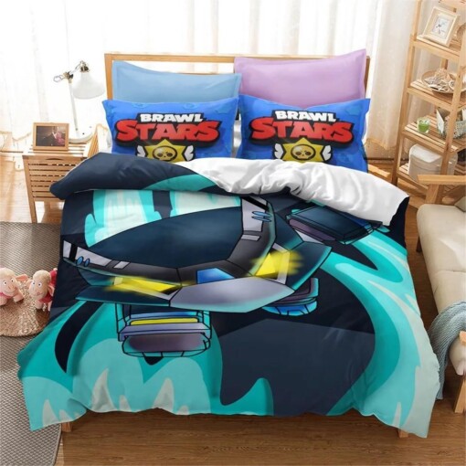 Brawl Stars Crow 2 Duvet Cover Pillowcase Bedding Sets Home