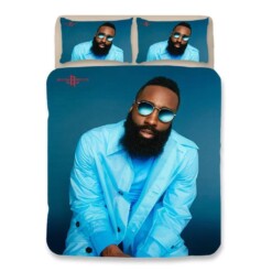 Basketball Houston Rockets James Harden 14 Basketball 13 Duvet Cover