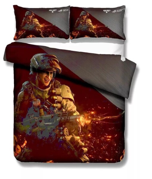 Call Of Duty 4 Duvet Cover Pillowcase Cover Bedding Set