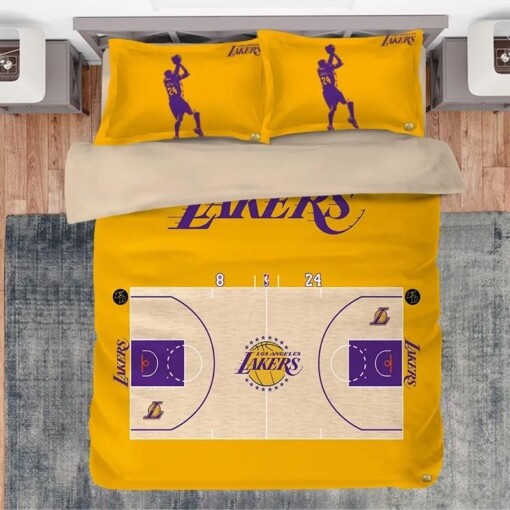 Basketball Lakers 23 Kobe 22 Duvet Cover Quilt Cover Pillowcase