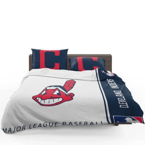 Cleveland Indians Custom Bedding Sets Baseball Team Cover Set Set