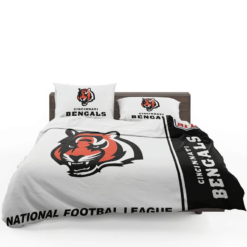Cincinnati Bengals Custom Bedding Sets Rugby Team Cover Set Set