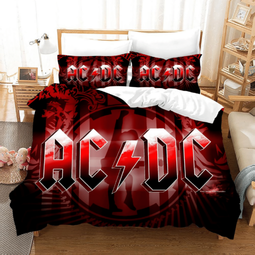 Ac Dc Music Band 23 Duvet Cover Quilt Cover Pillowcase Bedding