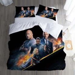 Fast 038 Furious 2 Duvet Cover Pillowcase Bedding Sets Home