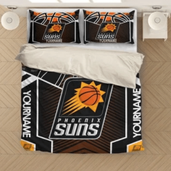 Customize Phoenix Suns Bedding Sets Duvet Cover Bedroom Quilt Bed