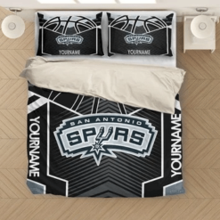 Customize San Antonio Spurs Bedding Sets Duvet Cover Bedroom Quilt