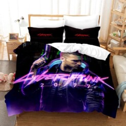 Cyberpunk 2077 7 Duvet Cover Quilt Cover Pillowcase Bedding Sets