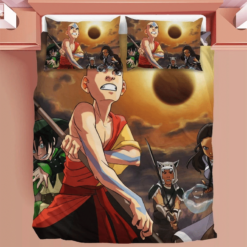 Avatar Duvet Avatar Aang Bedding Sets Comfortable Gift Quilt Bed