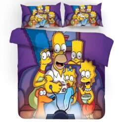 Anime The Simpsons Homer J Simpson 14 Duvet Cover Quilt