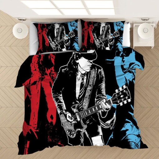 Ac Dc Music Band 1 Duvet Cover Quilt Cover Pillowcase Bedding