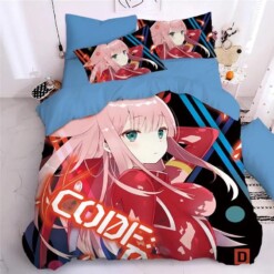 Darling In The Franxx Hiro Zero Two Ichigo 14 Duvet