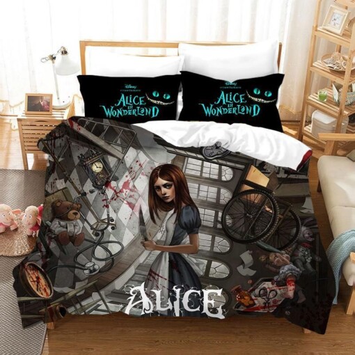 Alice In Wonderland 6 Duvet Cover Pillowcase Bedding Sets Home