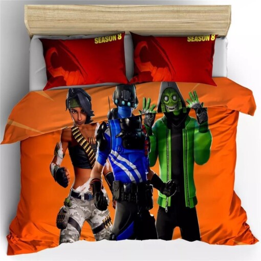 Fortnite Team 31 Duvet Cover Pillowcase Bedding Sets Home Bedroom