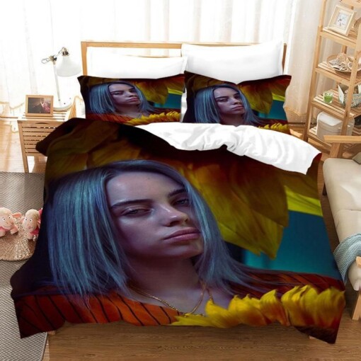 Billie Eilish Bellyache 41 Duvet Cover Pillowcase Bedding Sets Home