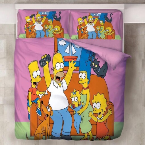 Anime The Simpsons Homer J Simpson 6 Duvet Cover Pillowcase