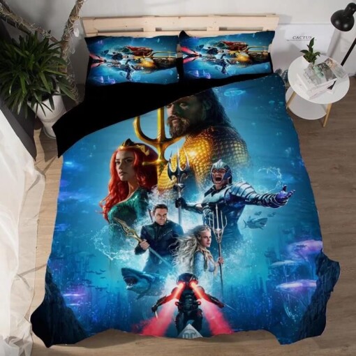 Aquaman 6 Duvet Cover Quilt Cover Pillowcase Bedding Sets Bed
