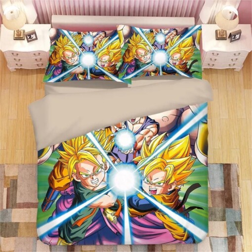 Dragon Ball Z Son Goku 21 Duvet Cover Pillowcase Bedding