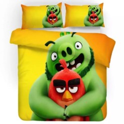 Angry Birds 1 Duvet Cover Pillowcase Bedding Sets Home Decor