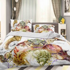 3d Color Dinosaurs Comfortable Bedding Set Bedding Sets Duvet Cover