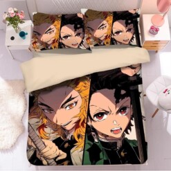 Demon Slayer Kimetsu No Yaiba 57 Duvet Cover Quilt Cover