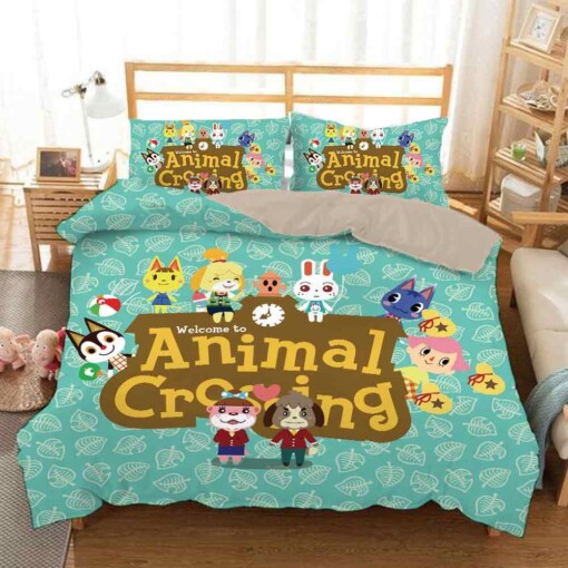 Animal Crossing Tom Nook 5 Duvet Cover Pillowcase Bedding Sets