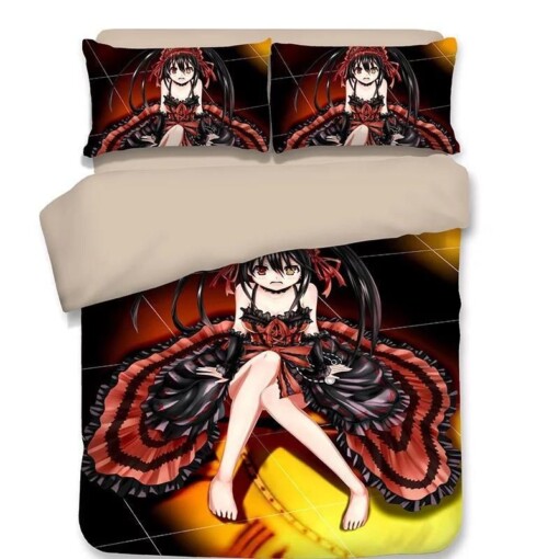 Date A Live Tokisaki Kurumi Nightmare 7 Duvet Cover Pillowcase