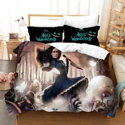 Alice In Wonderland 9 Duvet Cover Quilt Cover Pillowcase Bedding