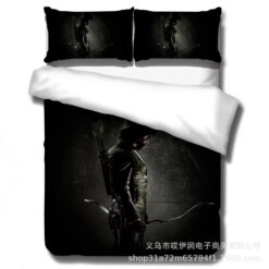 Arrow Oliver Queen 3 Duvet Cover Pillowcase Bedding Sets Home