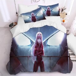 Darling In The Franxx Hiro Zero Two Ichigo 23 Duvet