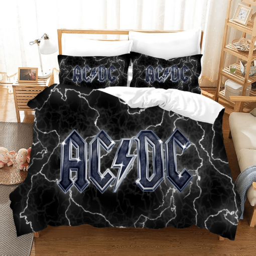Ac Dc Music Band 18 Duvet Cover Quilt Cover Pillowcase Bedding