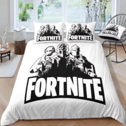 Fortnite Team 19 Duvet Cover Pillowcase Bedding Sets Home Decor