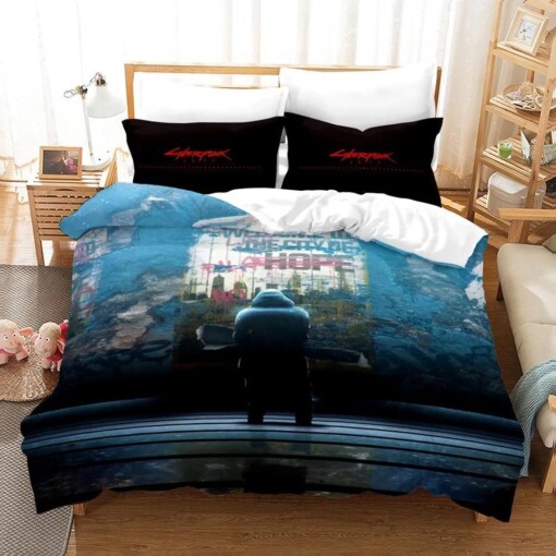 Cyberpunk 2077 9 Duvet Cover Quilt Cover Pillowcase Bedding Sets