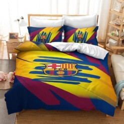 Barcelona Football Club 12 Duvet Cover Quilt Cover Pillowcase Bedding