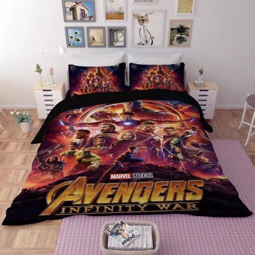 Avengers Infinity War 11 Duvet Cover Pillowcase Bedding Sets Home