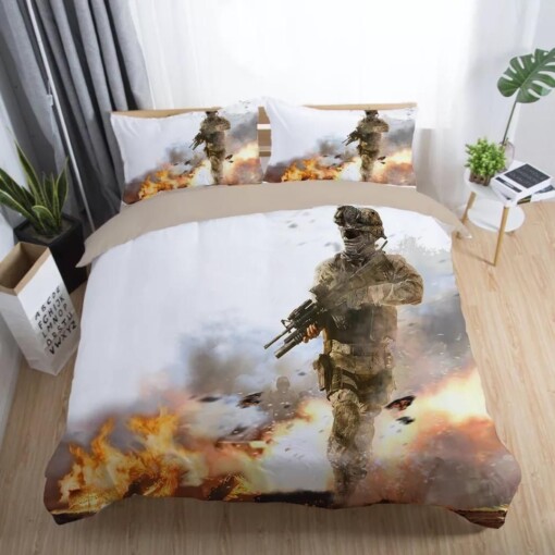 Call Of Duty 25 Duvet Cover Quilt Cover Pillowcase Bedding