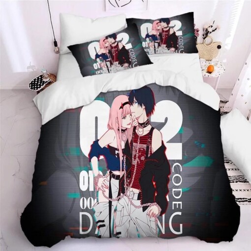 Darling In The Franxx Hiro Zero Two Ichigo 26 Duvet