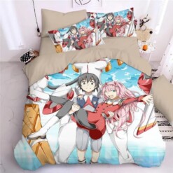 Darling In The Franxx Hiro Zero Two Ichigo 11 Duvet