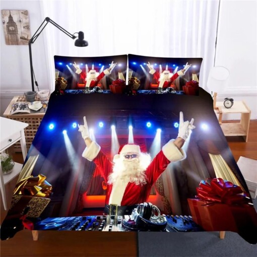 2019 Christmas Santa Claus 8 Duvet Cover Pillowcase Bedding Sets