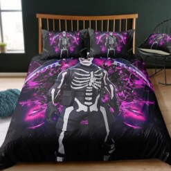 Fortnite Team Skull Trooper 24 Duvet Cover Pillowcase Bedding Sets