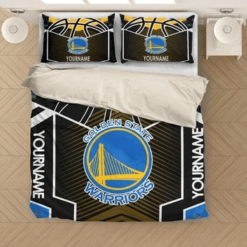 Customize Golden State Warriors Bedding Sets Duvet Cover Bedroom Quilt