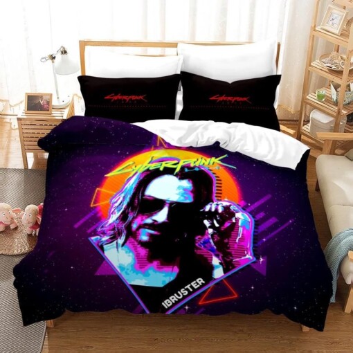 Cyberpunk 2077 20 Duvet Cover Quilt Cover Pillowcase Bedding Sets