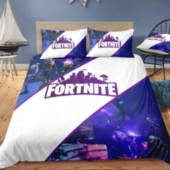 Fortnite Logo 30 Duvet Cover Pillowcase Bedding Sets Home Decor