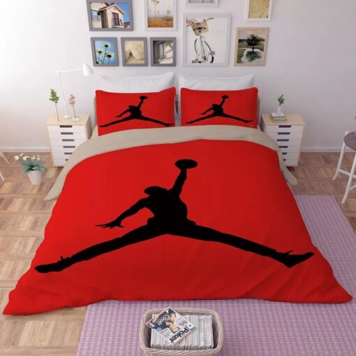Basketball Michael Jordan Basketball 2 Duvet Cover Pillowcase Bedding Sets