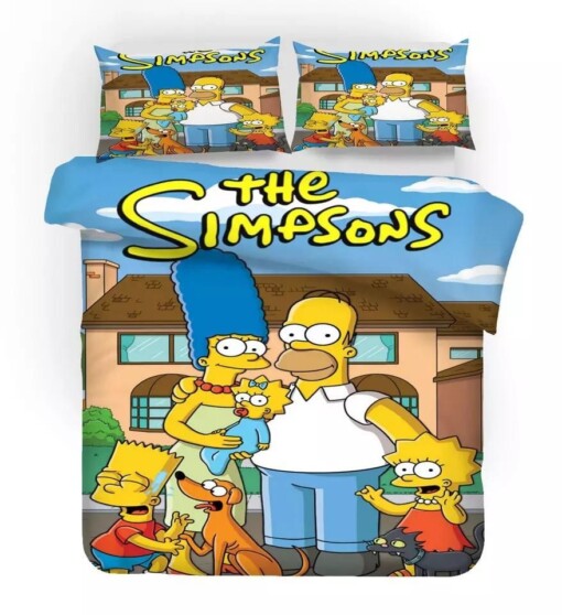 Anime The Simpsons Homer J Simpson 17 Duvet Cover Quilt