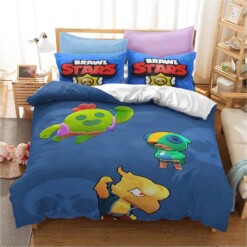 Brawl Stars Spike 1 Duvet Cover Quilt Cover Pillowcase Bedding