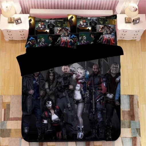 Dc Harley Quinn 8 Duvet Cover Pillowcase Bedding Set Quilt Bed