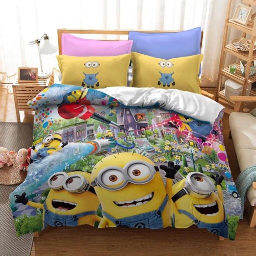 Despicable Me Minions 17 Duvet Cover Quilt Cover Pillowcase Bedding