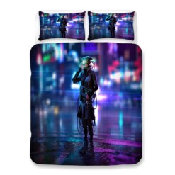 Cyberpunk 2077 42 Duvet Cover Quilt Cover Pillowcase Bedding Sets