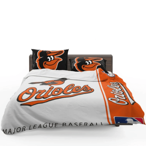 Baltimore Orioles Custom Bedding Sets Baseball Team Cover Set Set